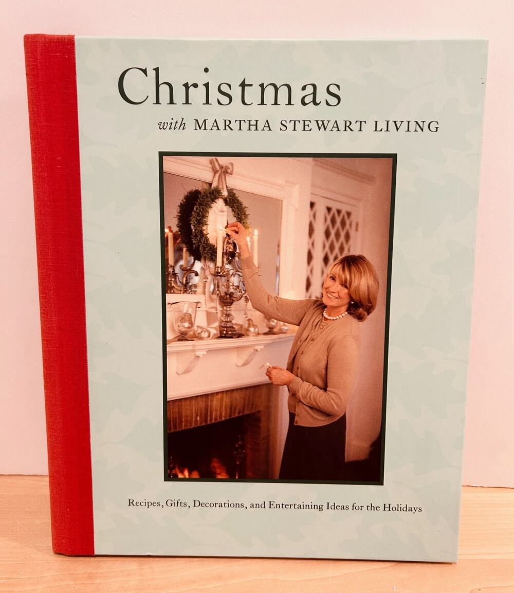Vintage 1997 Christmas with Martha Stewart Living Hardcover Book Vol 1 90s Decor